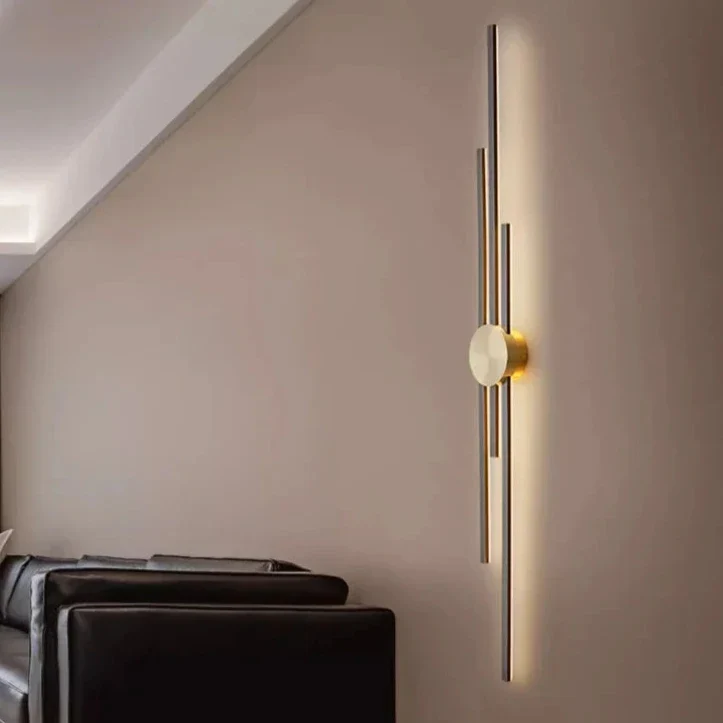 LED-Wandleuchte Oben Unten für Sanftes und Entspannendes Ambiente – Orbite Linéaire