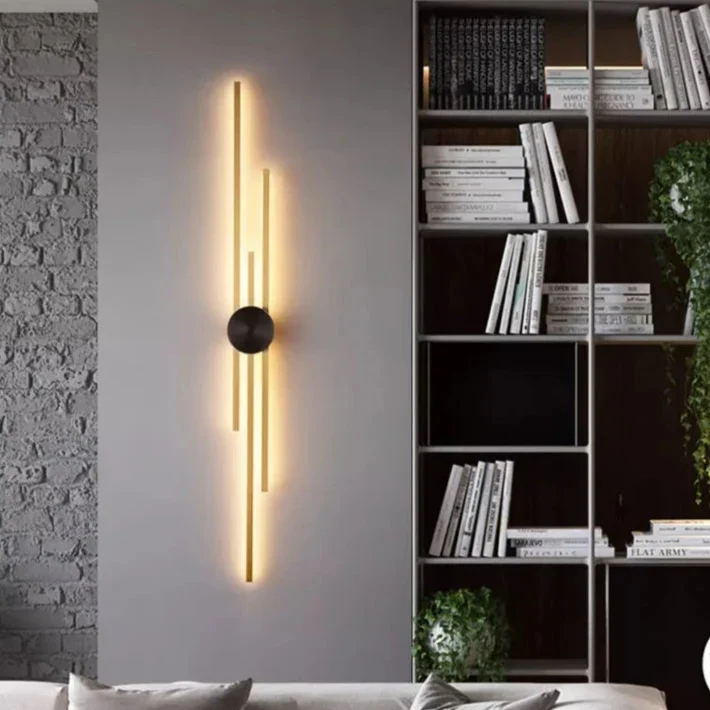 LED-Wandleuchte Oben Unten für Sanftes und Entspannendes Ambiente – Orbite Linéaire