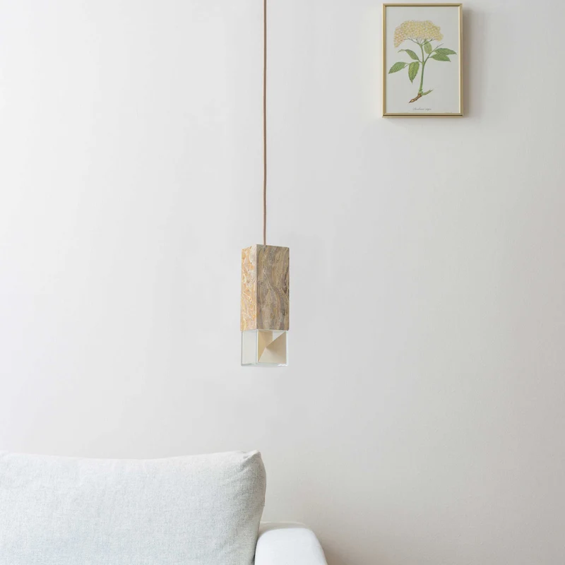 Marble Pendant Lamp LAMP/ONE Revamp by Formaminima