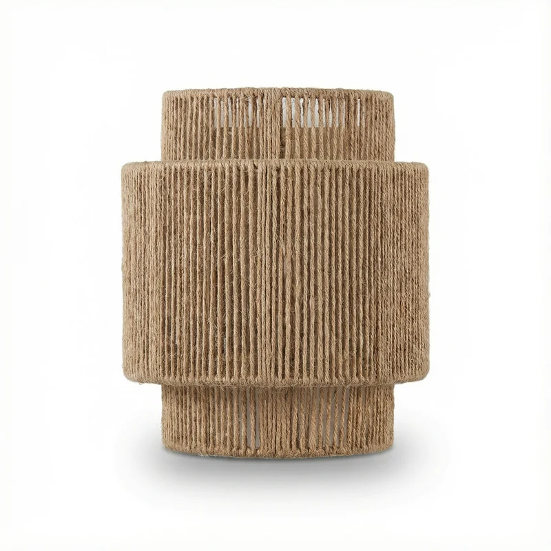 Wandleuchte Eco Chic Boho-Look Edle Materialien – Tressia