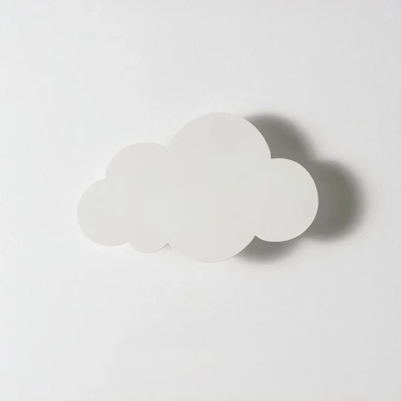 Minimalistische Wolkenform Wandleuchte fürs Kinderzimmer