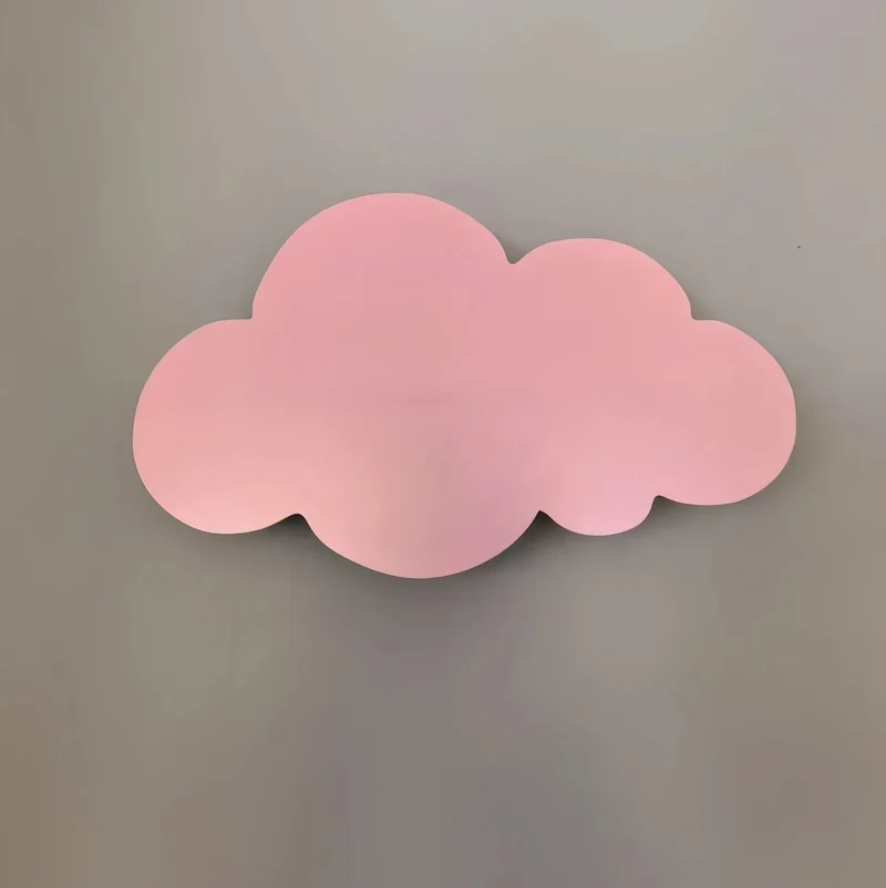 Minimalistische Wolkenform Wandleuchte fürs Kinderzimmer