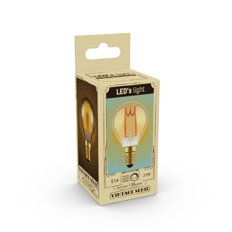 Dimmbare LED-Birne E14 1 Stück extra-warmweiß 1.800 K 2,5W 136lm - Proventa