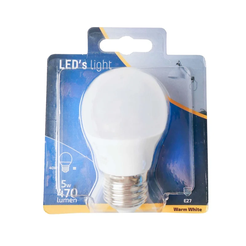 Proventa-LED-Lampe mit großer E27-Fassung – Durchmesser 45 mm – G45-Birnenlampe
