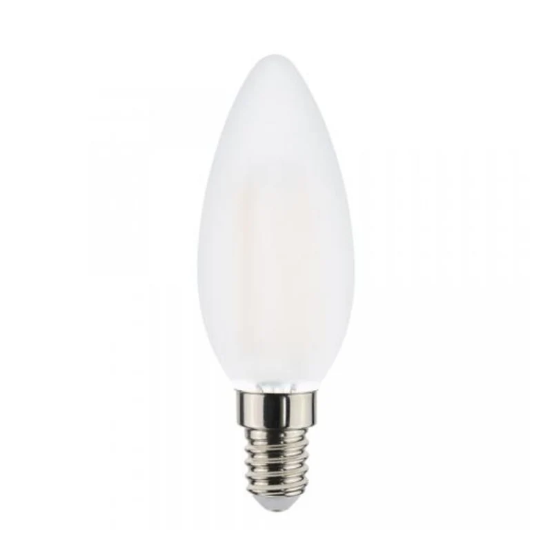 LED Kerze E14 4W warmweiß Kunststoff matt - Proventa