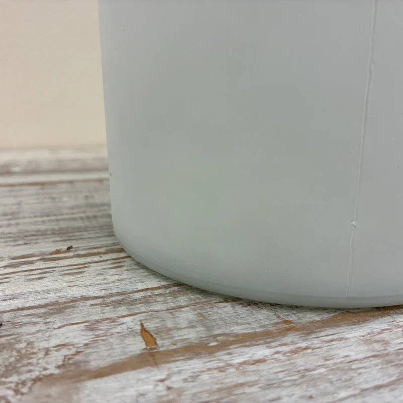 Countryfield Vase Weiß Matt Glas 27cm Dekoflasche