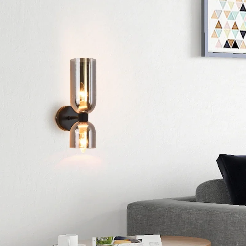 Elegante Innenwandleuchte aus Klarglas – Sorella