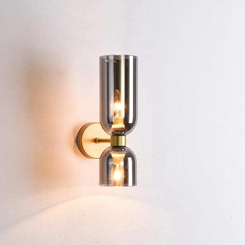 Elegante Innenwandleuchte aus Klarglas – Sorella