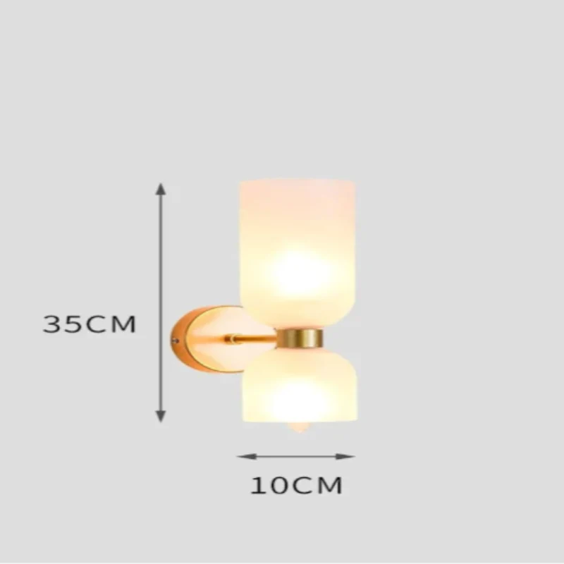 Elegante Innenwandleuchte aus Klarglas – Sorella