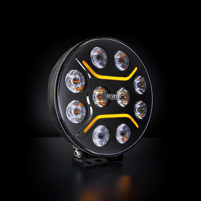 Strands Dark Knight Intensives Fahrlicht / 9"