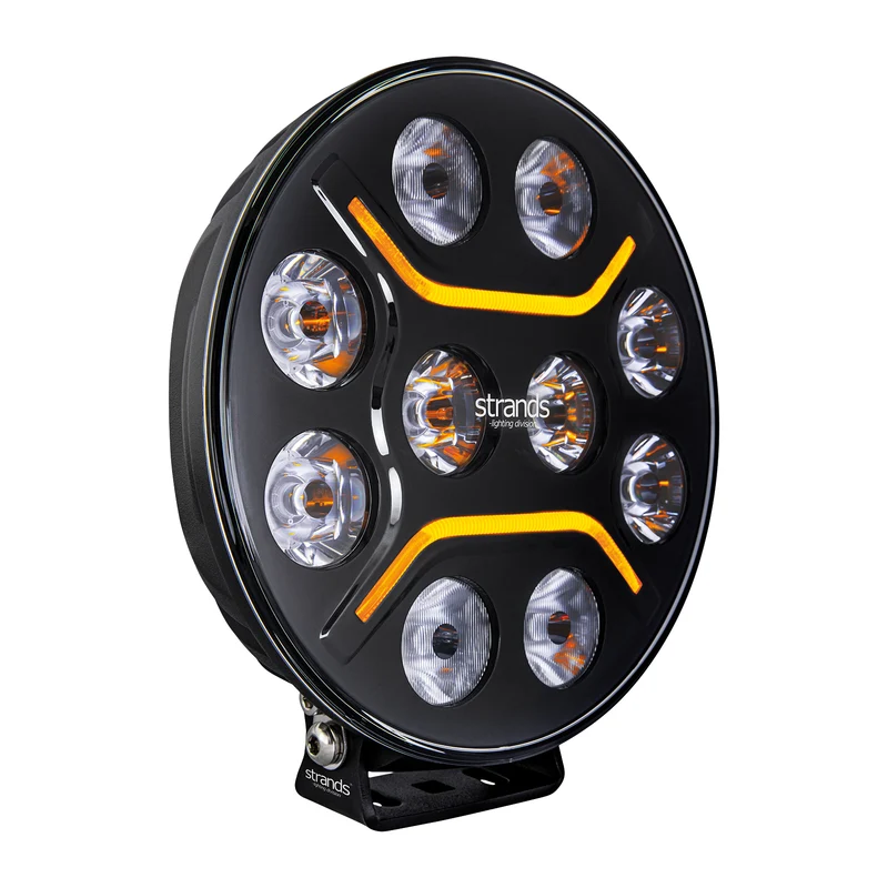 Strands Dark Knight Intensives Fahrlicht / 9"