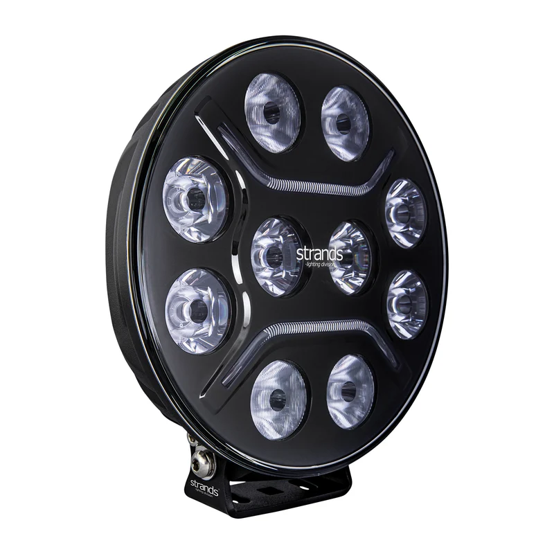 Strands Dark Knight Intensives Fahrlicht / 9"