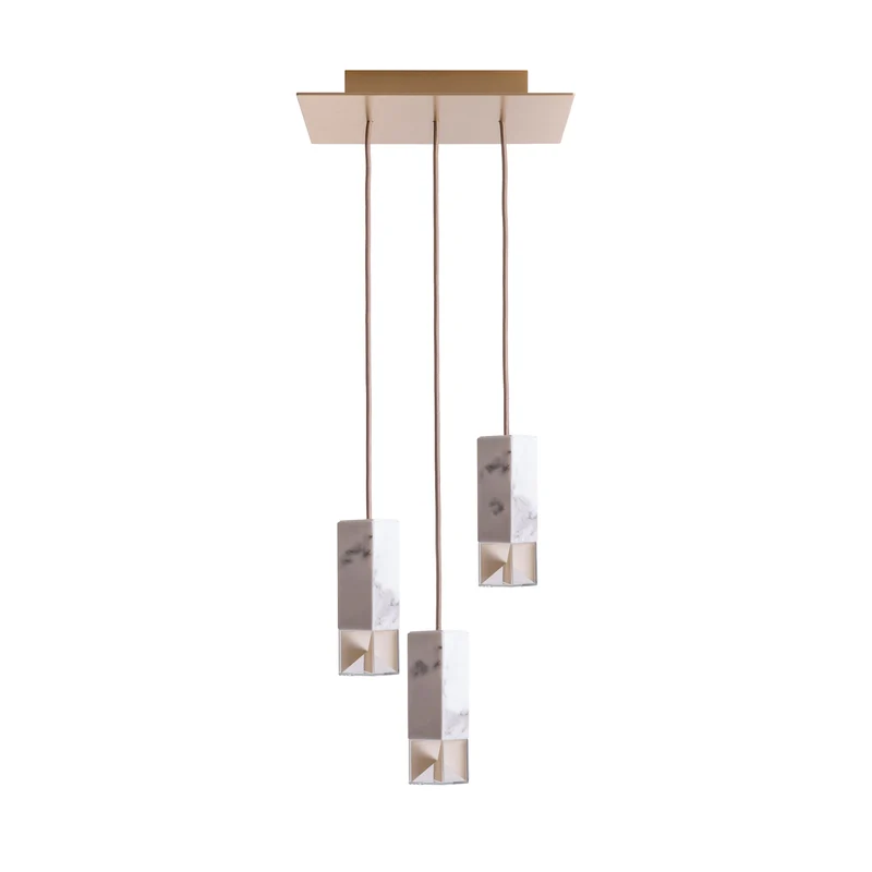 Marble Chandelier LAMP/ONE by Formaminima