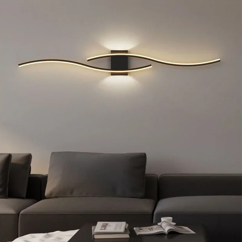 Elegante Wandlampe Verstellbares Licht Hochdekorativer Stil – Wave eteins