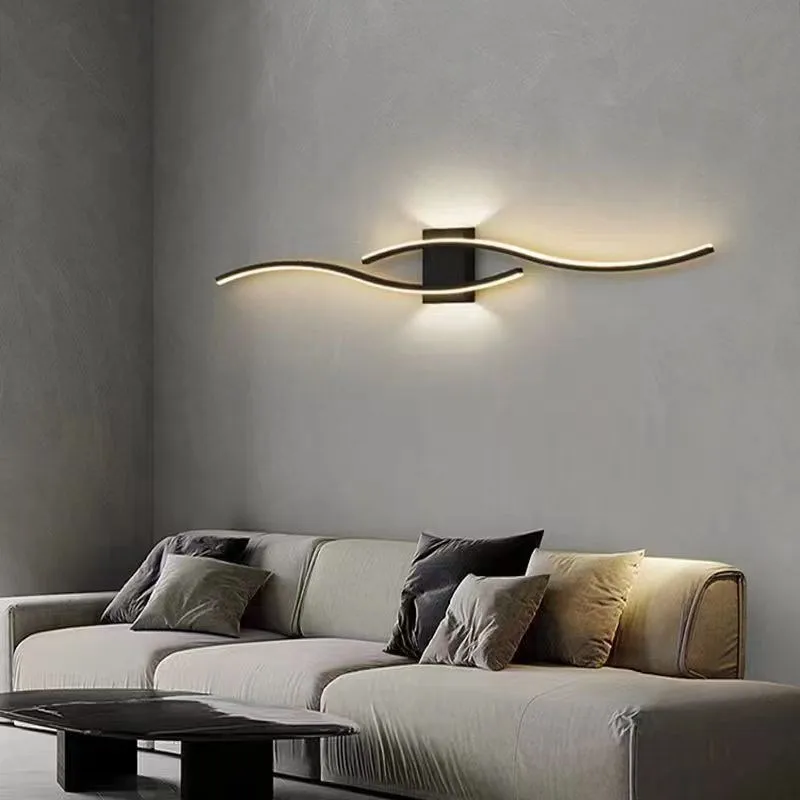 Elegante Wandlampe Verstellbares Licht Hochdekorativer Stil – Wave eteins