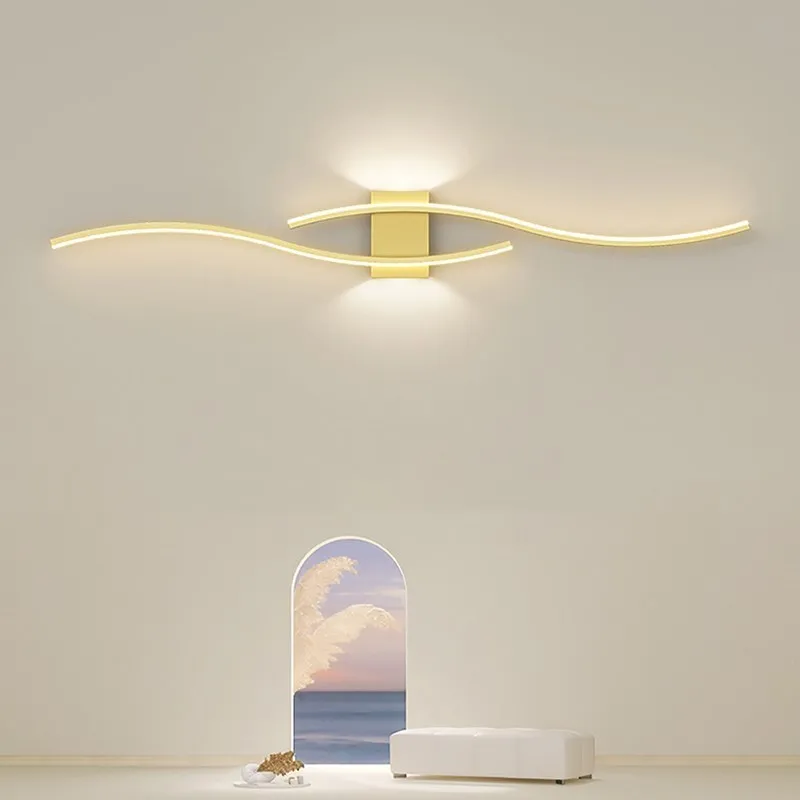 Elegante Wandlampe Verstellbares Licht Hochdekorativer Stil – Wave eteins