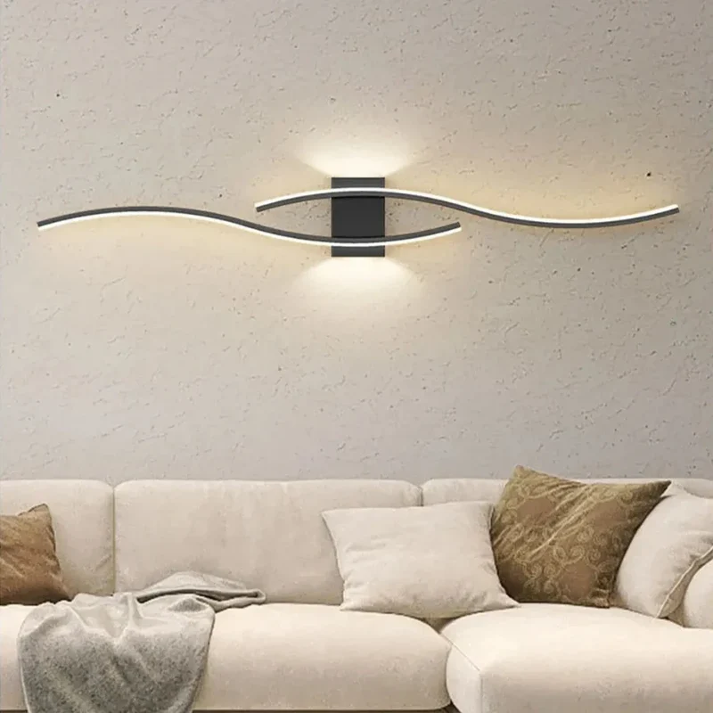 Elegante Wandlampe Verstellbares Licht Hochdekorativer Stil – Wave eteins
