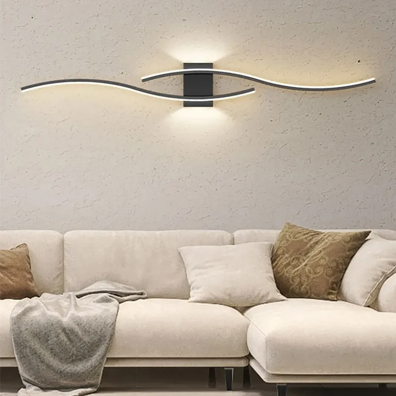Elegante Wandlampe Verstellbares Licht Hochdekorativer Stil – Wave eteins
