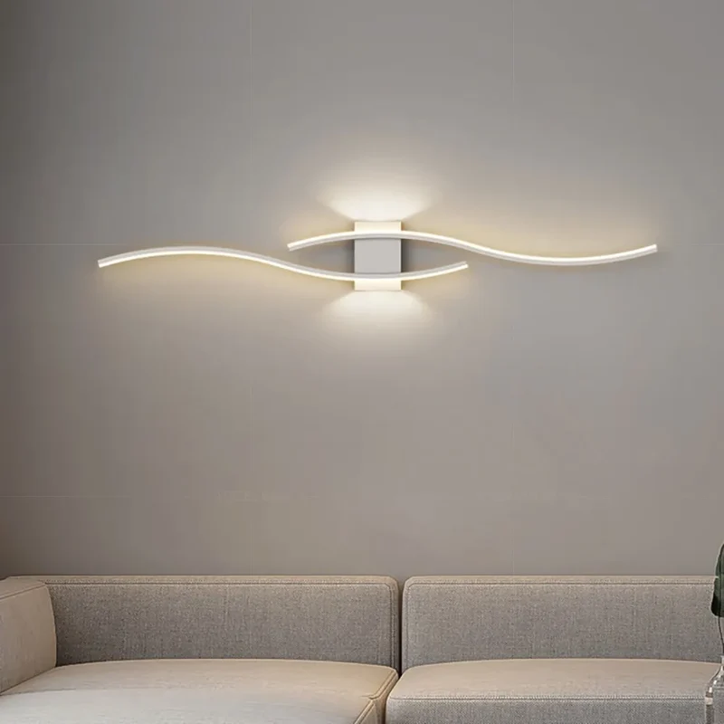 Elegante Wandlampe Verstellbares Licht Hochdekorativer Stil – Wave eteins
