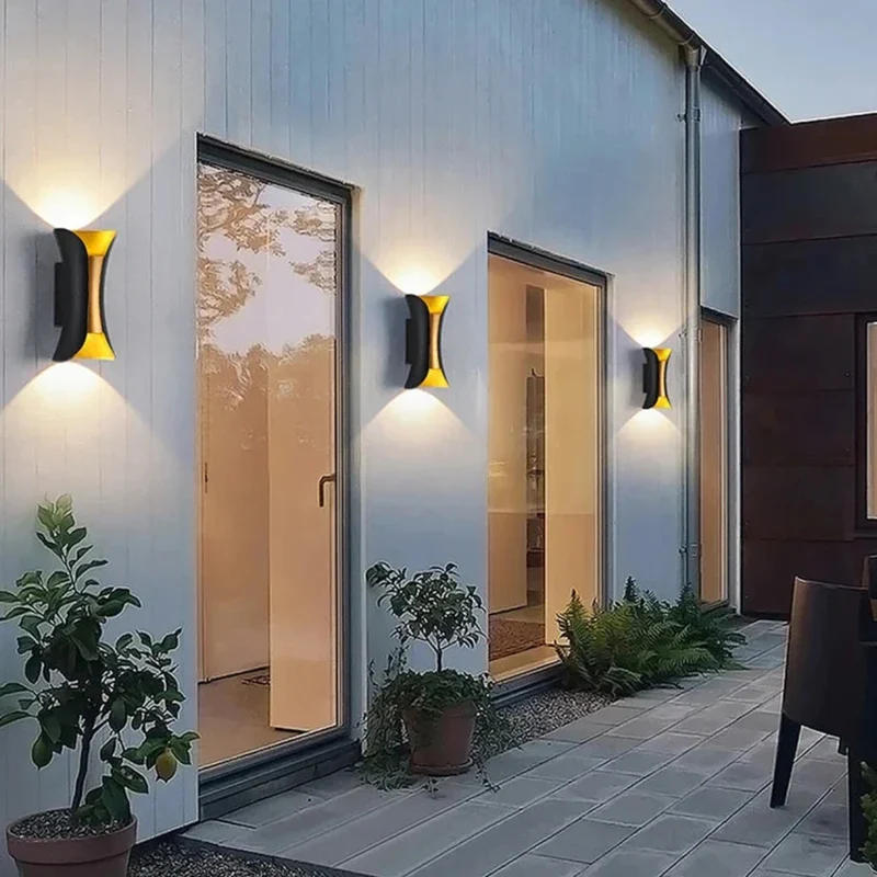 Elegante Außenwandleuchte mit COB-Technologie – Nexa