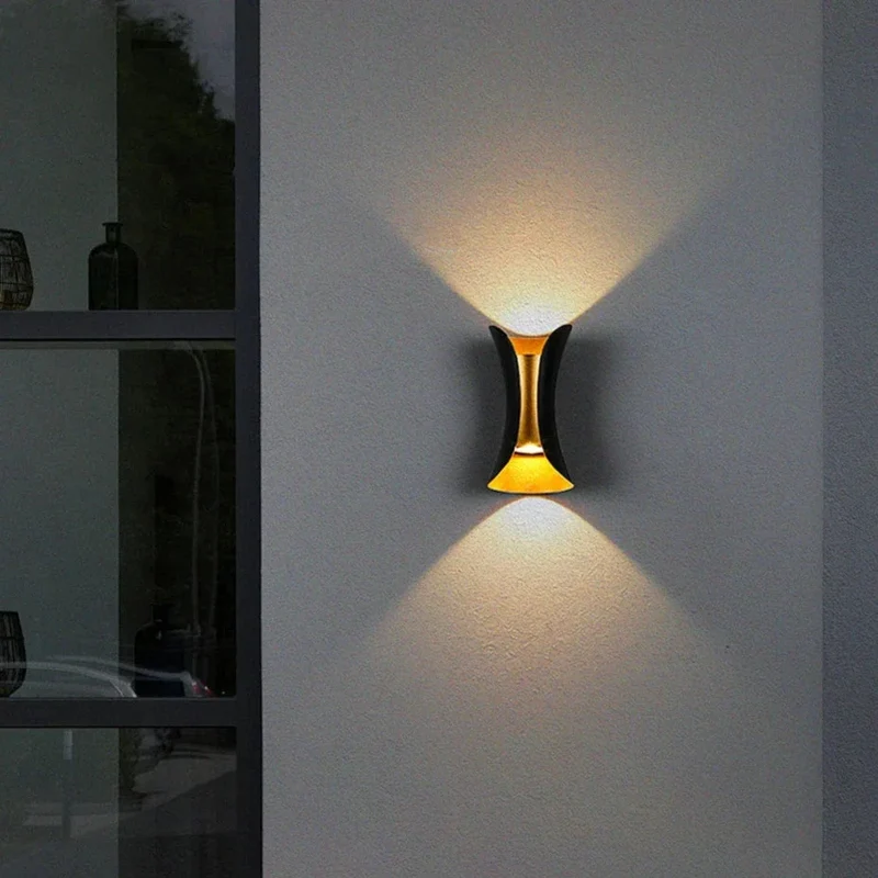 Elegante Außenwandleuchte mit COB-Technologie – Nexa