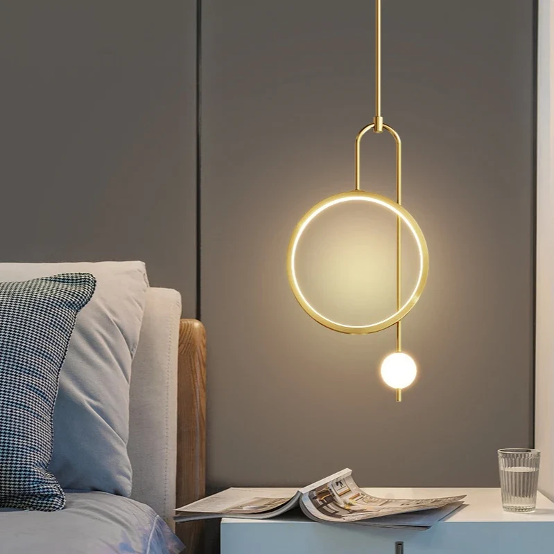 Moderne LED-Hängeleuchte Ring für vielseitige Räume – Haloa
