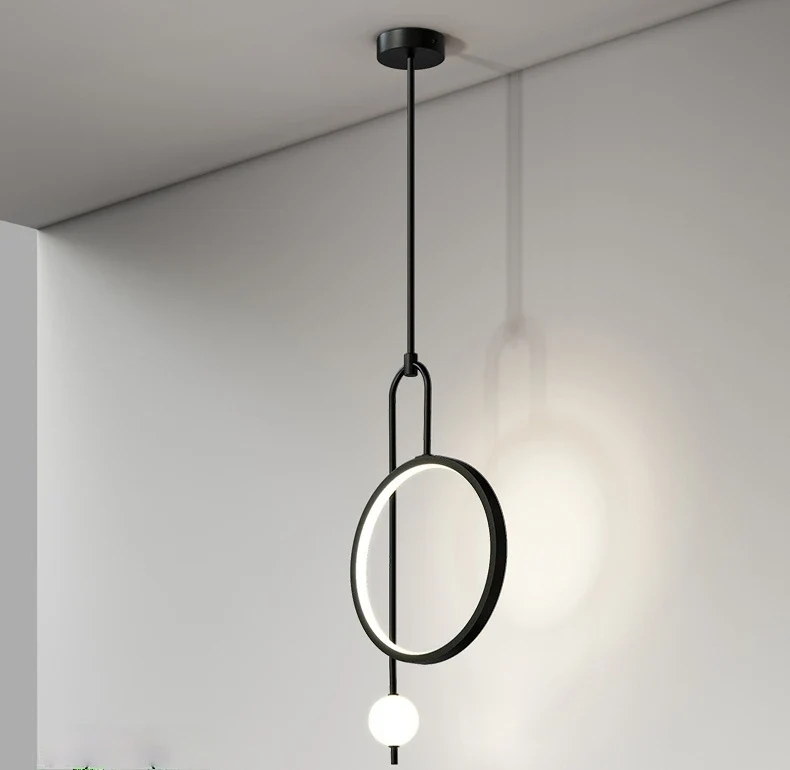 Moderne LED-Hängeleuchte Ring für vielseitige Räume – Haloa