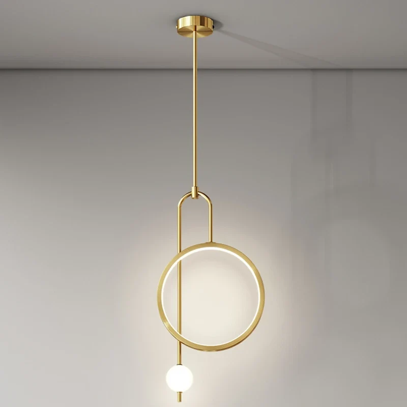 Moderne LED-Hängeleuchte Ring für vielseitige Räume – Haloa