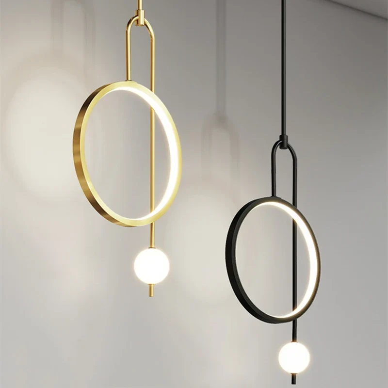 Moderne LED-Hängeleuchte Ring für vielseitige Räume – Haloa