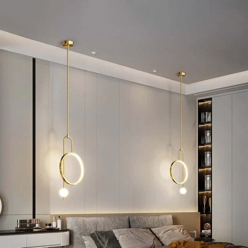 Moderne LED-Hängeleuchte Ring für vielseitige Räume – Haloa