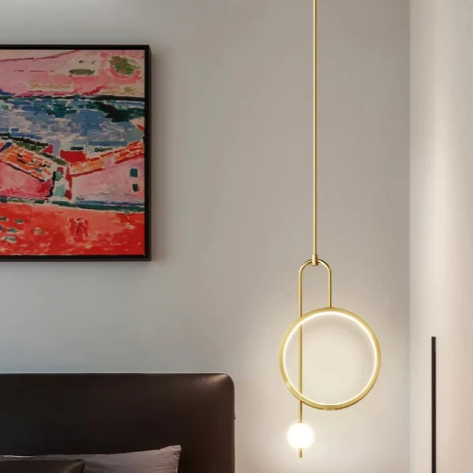 Moderne LED-Hängeleuchte Ring für vielseitige Räume – Haloa