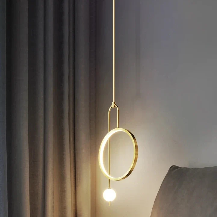 Moderne LED-Hängeleuchte Ring für vielseitige Räume – Haloa