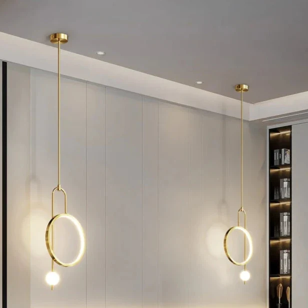 Moderne LED-Hängeleuchte Ring für vielseitige Räume – Haloa