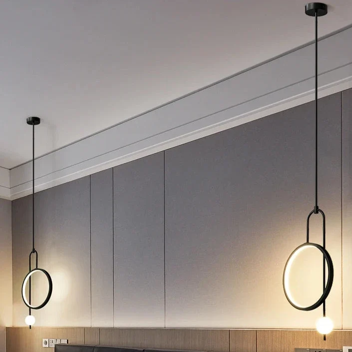 Moderne LED-Hängeleuchte Ring für vielseitige Räume – Haloa