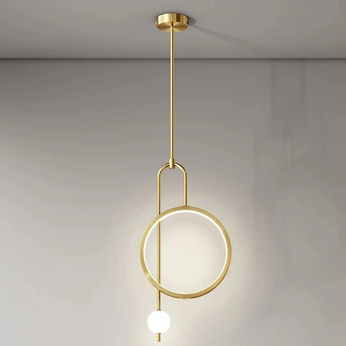 Moderne LED-Hängeleuchte Ring für vielseitige Räume – Haloa