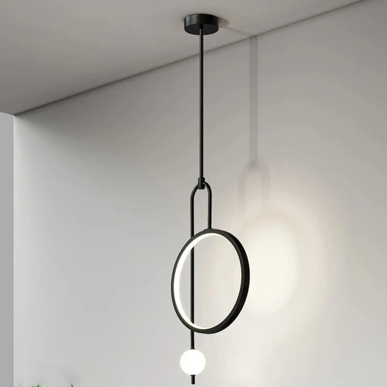 Moderne LED-Hängeleuchte Ring für vielseitige Räume – Haloa