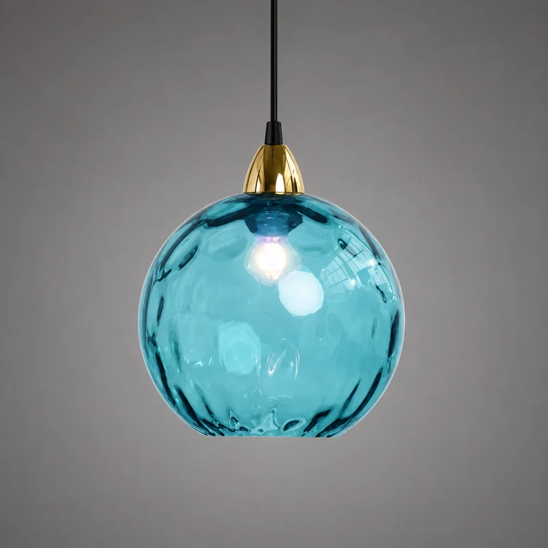 Bunte Glas-Hängeleuchte Fröhliche und Moderne Atmosphäre – Célestro
