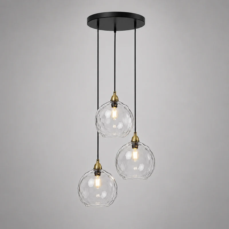 Bunte Glas-Hängeleuchte Fröhliche und Moderne Atmosphäre – Célestro