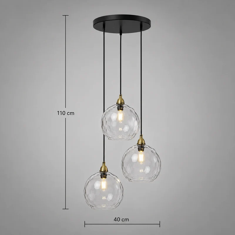 Bunte Glas-Hängeleuchte Fröhliche und Moderne Atmosphäre – Célestro