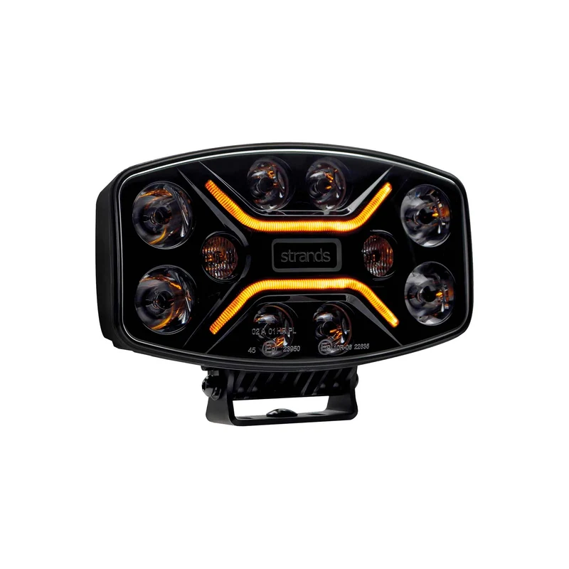 Strands Dark Knight Insane Driving Lamp mit Warnblinklichtern