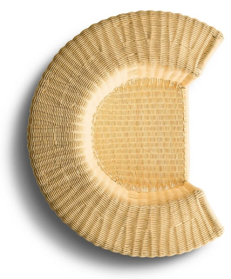 Casa Padrino Luxus Rattan Sessel Naturfarben - Made in Italy