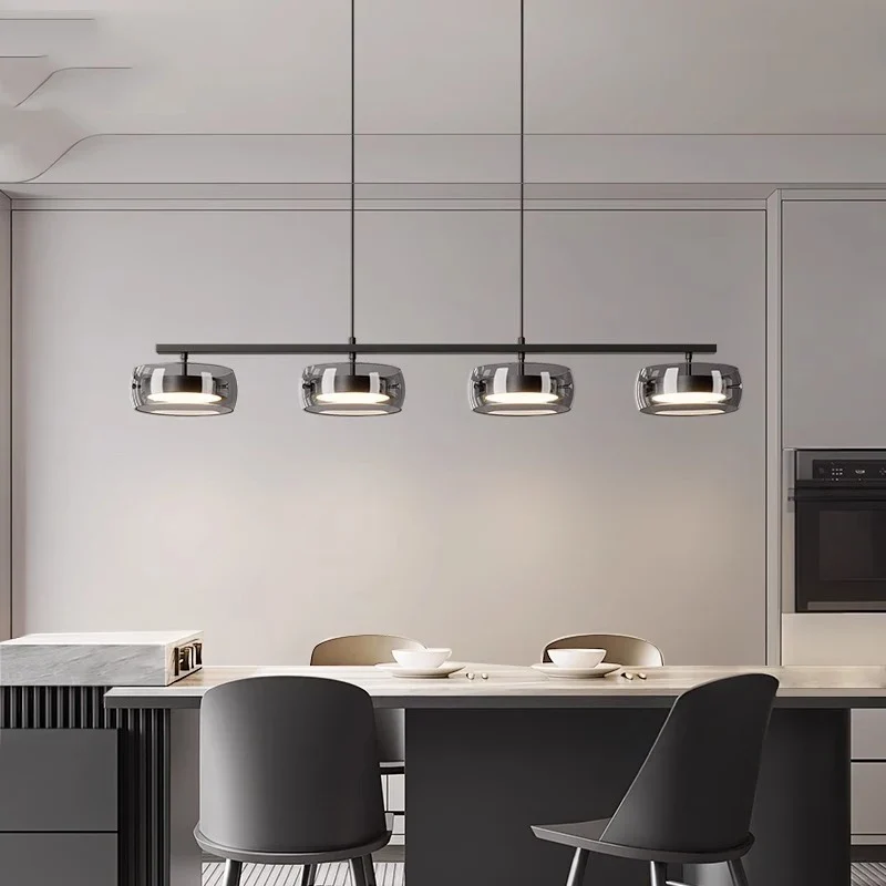 Elegante lange Deckenleuchte im Industrie-Stil – Orizon