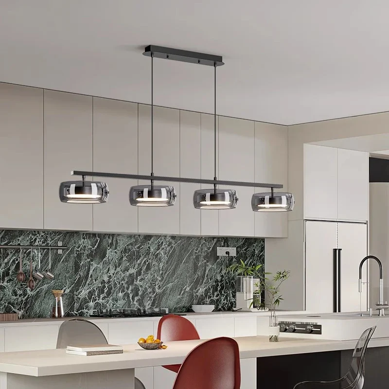 Elegante lange Deckenleuchte im Industrie-Stil – Orizon