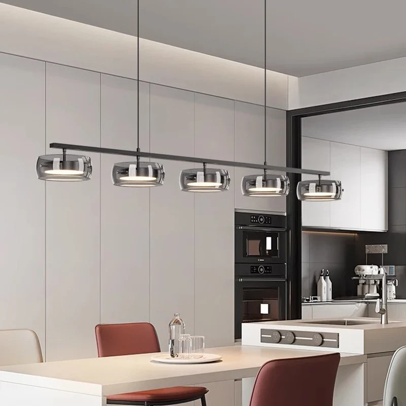 Elegante lange Deckenleuchte im Industrie-Stil – Orizon