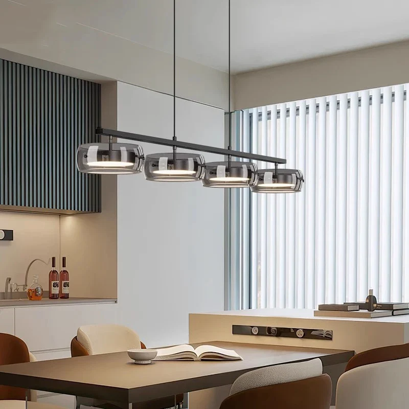 Elegante lange Deckenleuchte im Industrie-Stil – Orizon