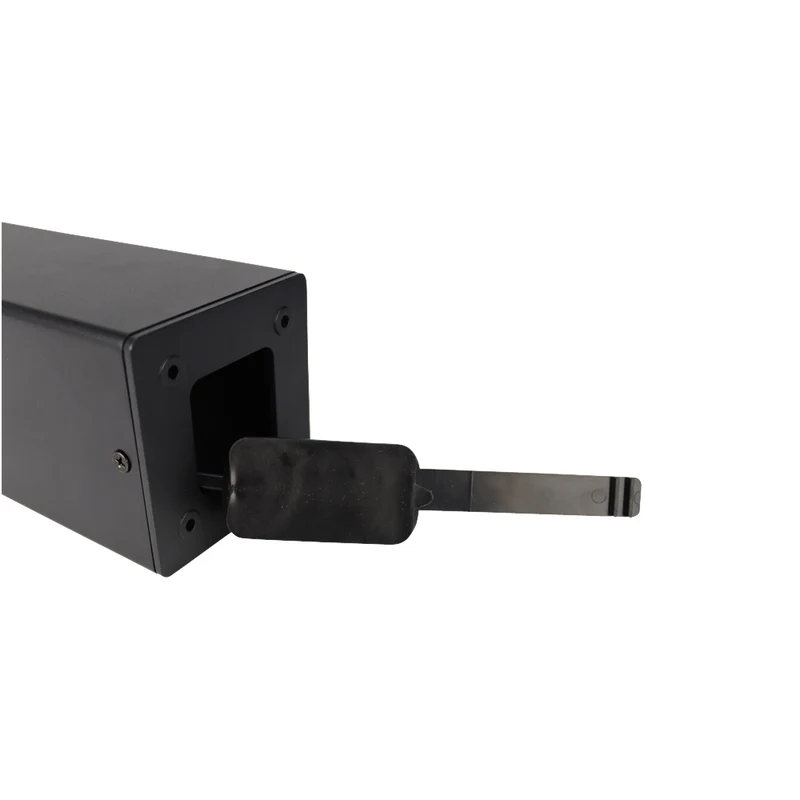 LED Garden Post - Stehende Außenleuchte mit Rauchglas | 50cm | Schwarz | IP54 – Denver