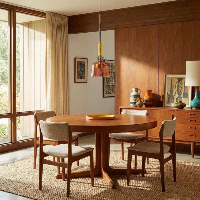 Bunte Geometrische Hängelampe Nordischer Stil – Yura
