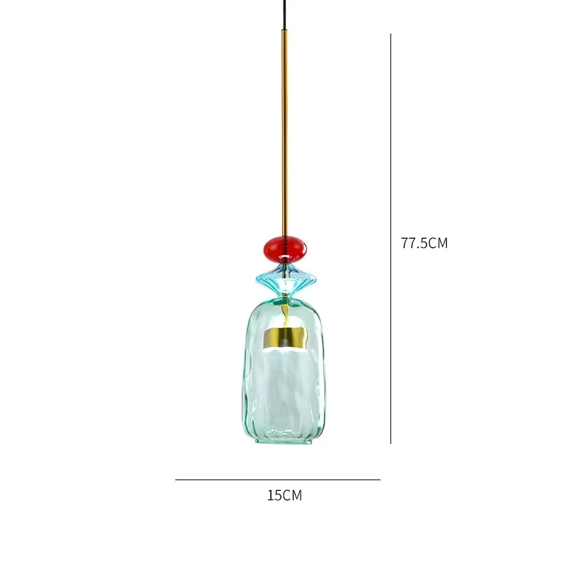 Bunte Geometrische Hängelampe Nordischer Stil – Yura