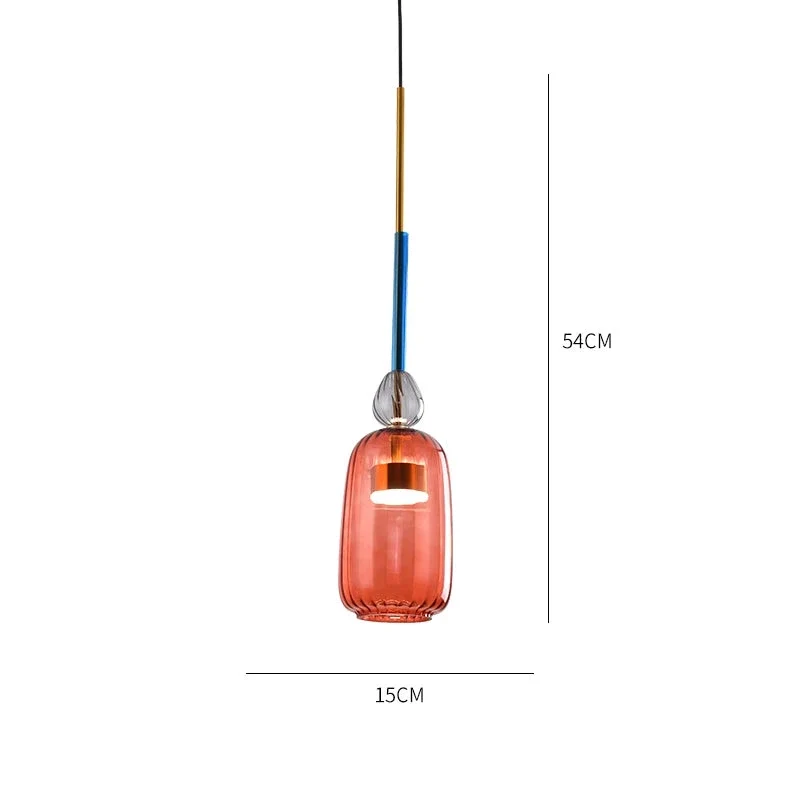 Bunte Geometrische Hängelampe Nordischer Stil – Yura