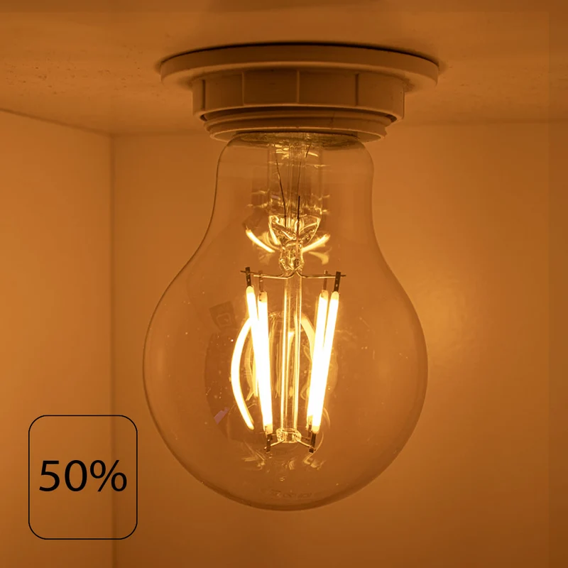 LED-Glühlampe 6W | A60 | 3-stufig dimmbar | E27 | 2700K – Warmweiß